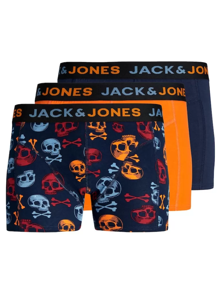 JACK&JONES 3-PACK BONE BOXERS Navy Blazer-Men Boxers | Boxers &Socks