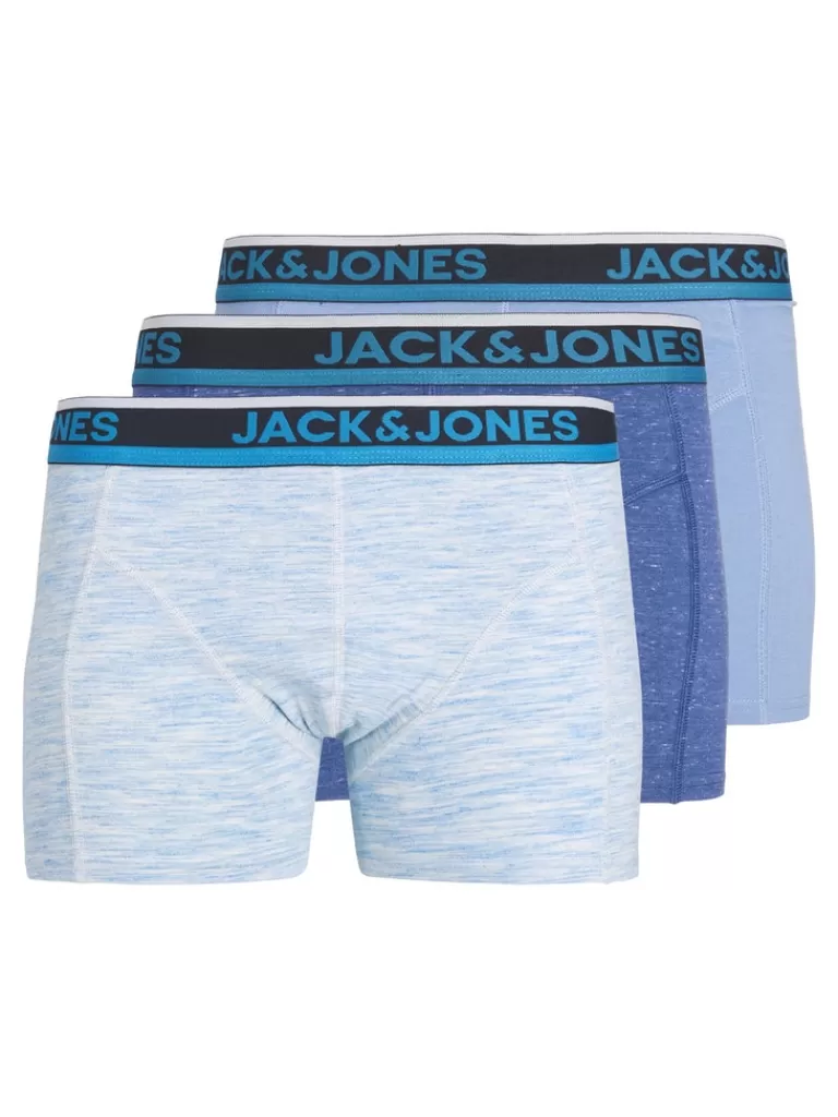 JACK&JONES 3-PACK NOLAN BOXERS Silver Lake Blue-Men Boxers | Boxers &Socks