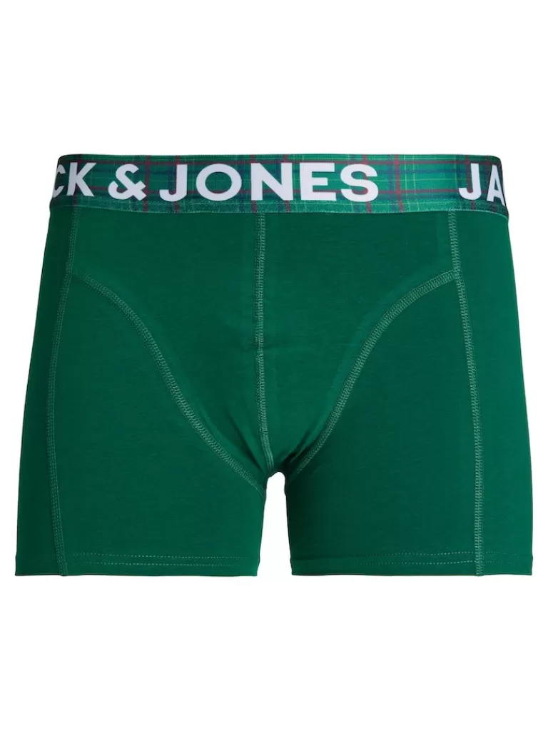 JACK&JONES 3-PACK PLAID BOXERS Aventurine-Men Boxers | Boxers &Socks