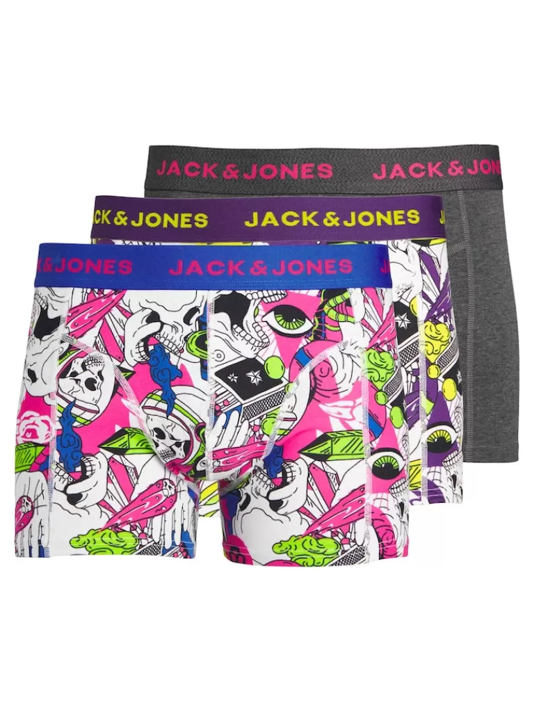 JACK&JONES 3-PACK SPACE BOXERS Violet Indigo-Men Boxers | Boxers &Socks