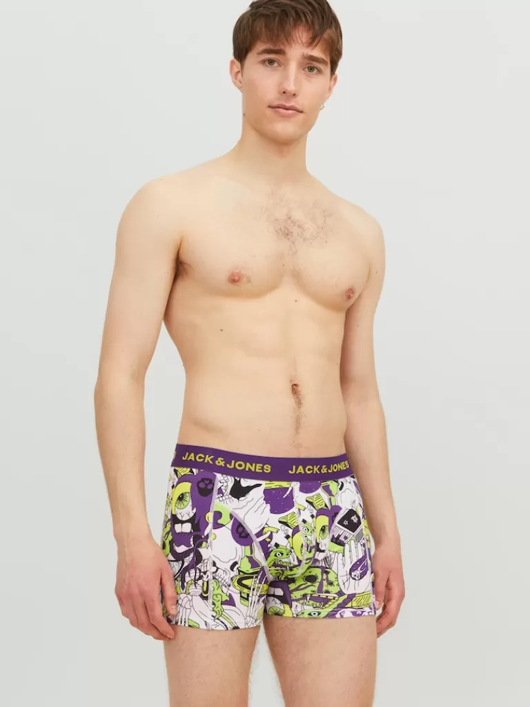 JACK&JONES 3-PACK SPACE BOXERS Violet Indigo-Men Boxers | Boxers &Socks