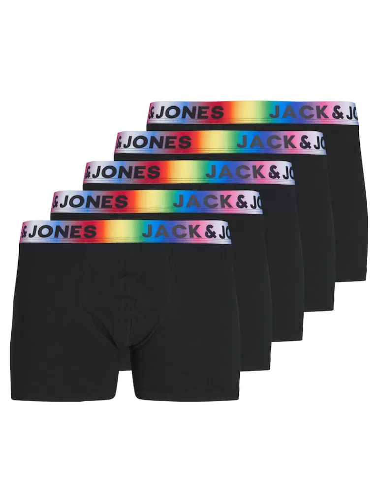 JACK&JONES 5-PACK PRIDE BOXERS Black-Men Boxers | Boxers &Socks