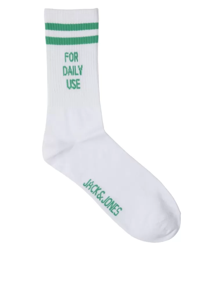 JACK&JONES 5-PACK STATEMENT SOCKS White-Men Socks | Boxers &Socks