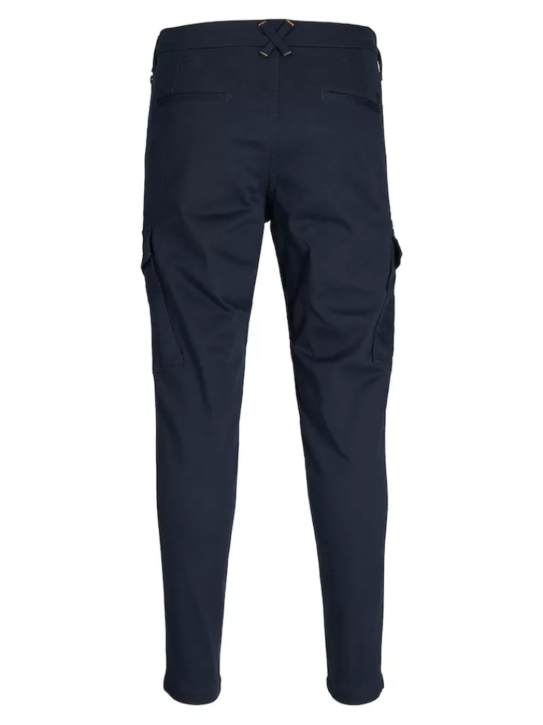 JACK&JONES ACE DEX TAPERED FIT CARGO PANTS Dark Navy-Men Pants