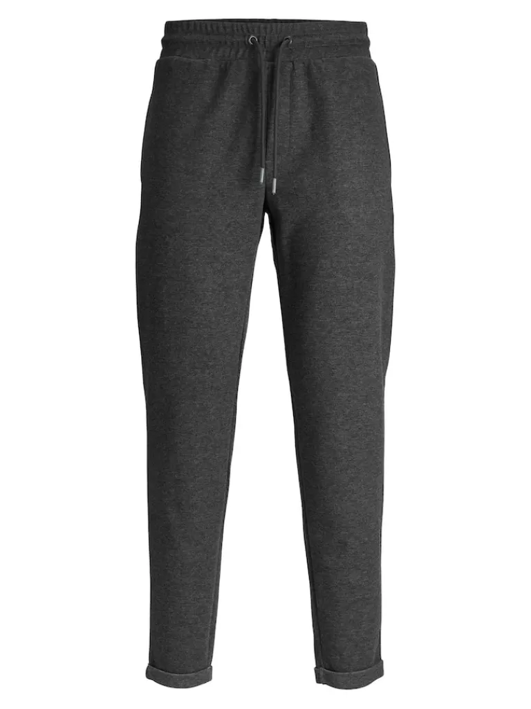 JACK&JONES ACE SMART SWEATPANTS Dark Grey Melange-Men Pants