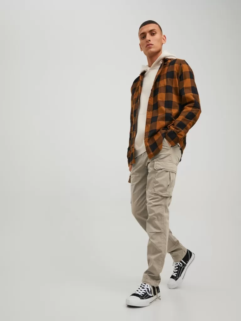 JACK&JONES ACE TUCKER CARGO PANTS Dune-Men Pants