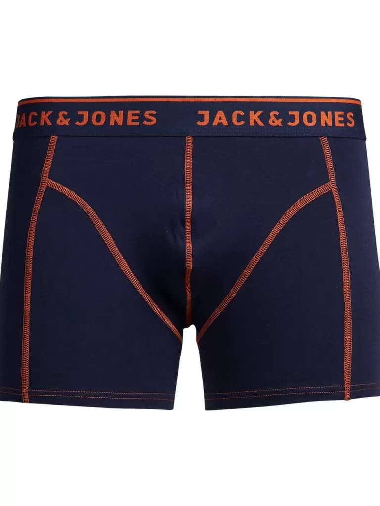 JACK&JONES BASIC BOXERS WITH CONTRAST STITCHING Burnt Ochre-Men Boxers | Boxers &Socks