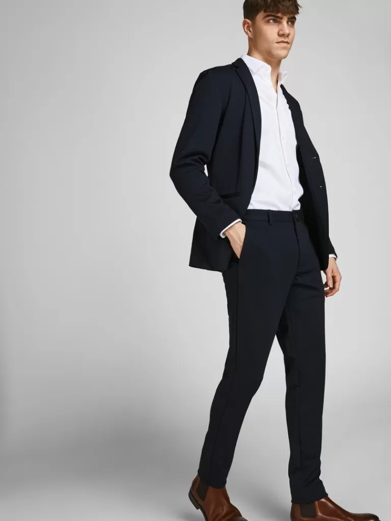 JACK&JONES BECK SLIM FIT DRESS PANTS Navy Blazer-Men Pants