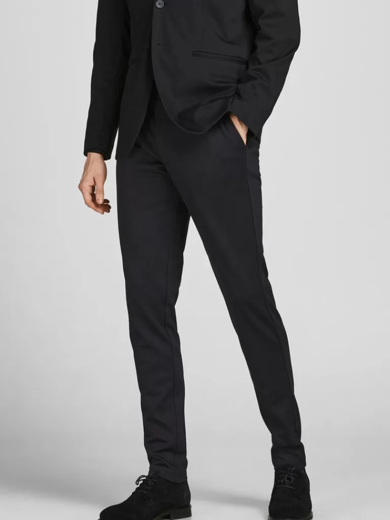 JACK&JONES BECK SLIM FIT DRESS PANTS Black-Men Pants