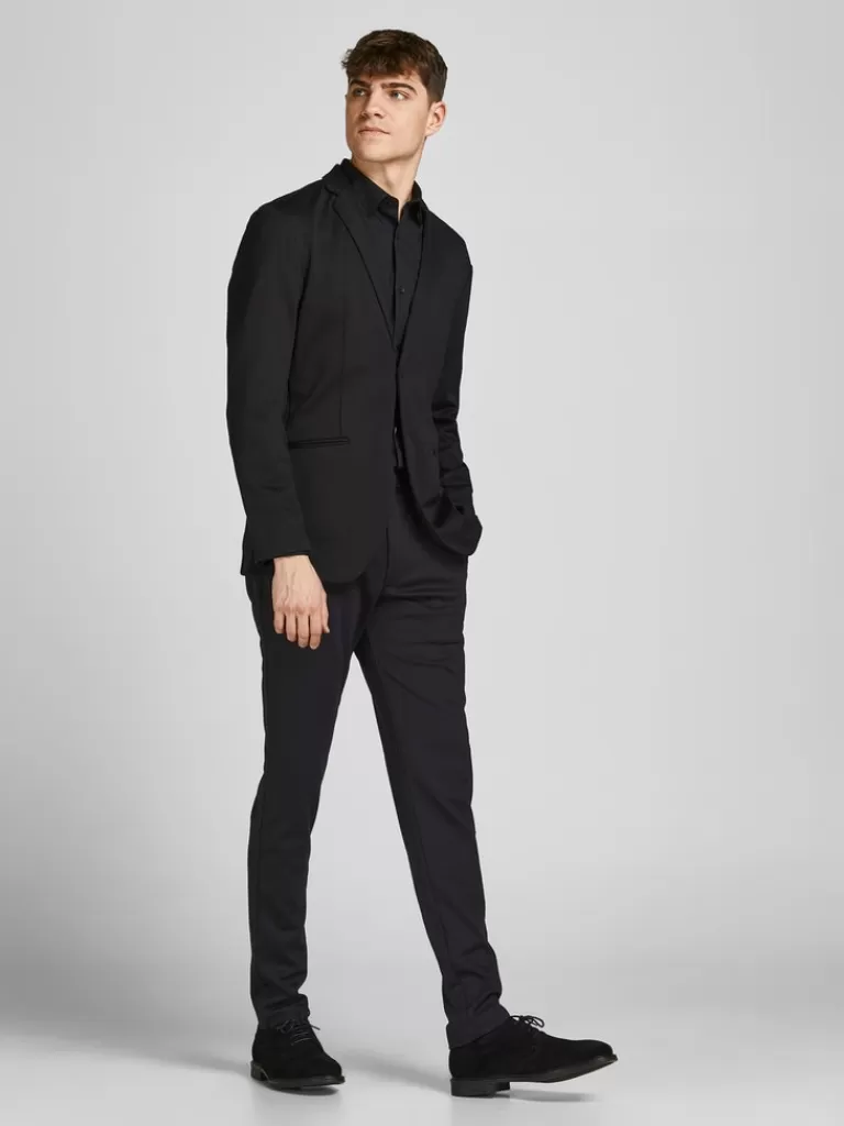 JACK&JONES BECK SLIM FIT DRESS PANTS Black-Men Pants