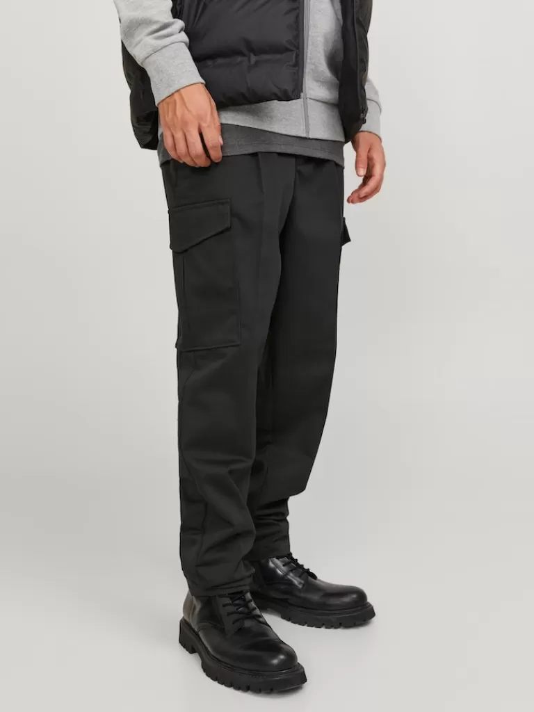 JACK&JONES BILL TAPERED CARGO PANTS Black-Men Pants