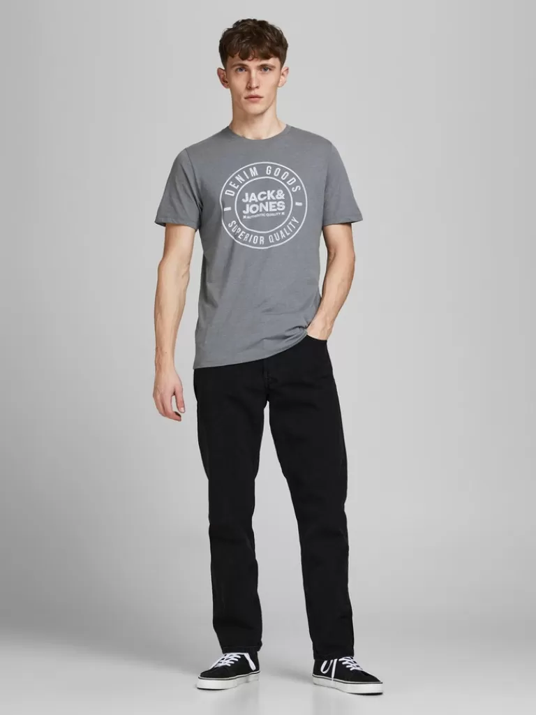 JACK&JONES CHRIS 981 LOOSE FIT JEANS Black Denim-Men Chris - Loose Fit | Jeans