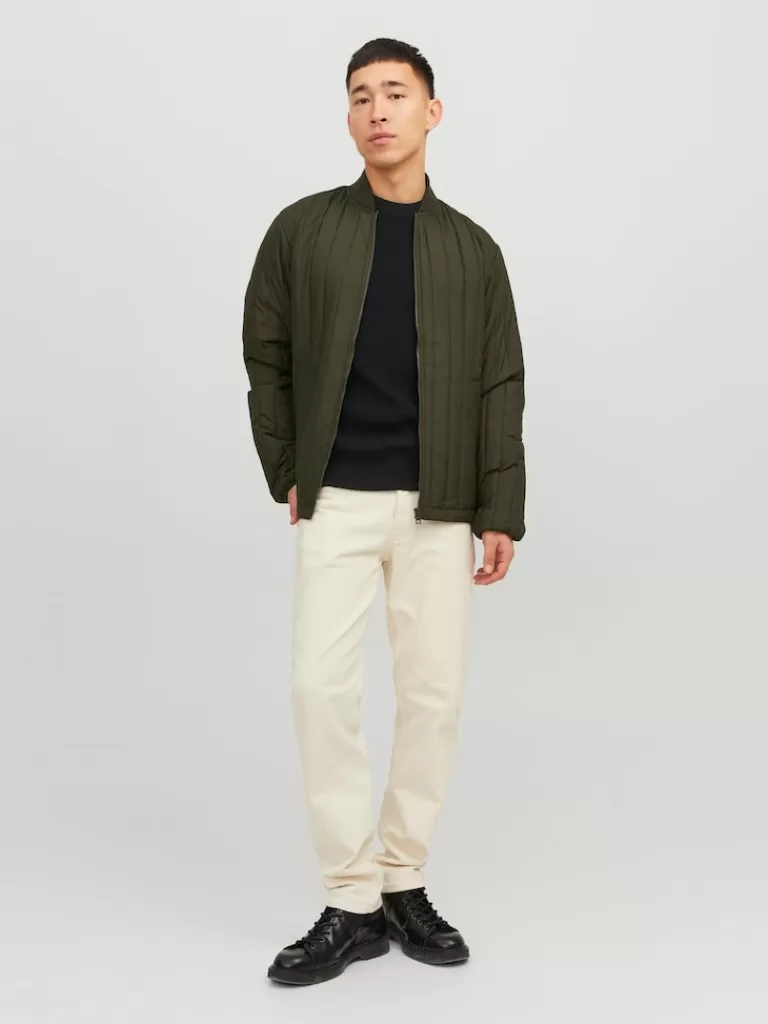 JACK&JONES CITY LINED QUILTED JACKET Rosin-Men Jackets | Transitional weather | Puffer Jackets | Lightweight | Outerwear | Jackets &Coats