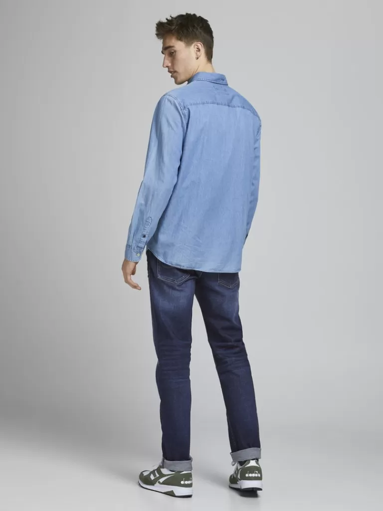 JACK&JONES CLARK 278 REGULAR FIT JEANS Blue Denim-Men Clark - Regular Fit | Jeans