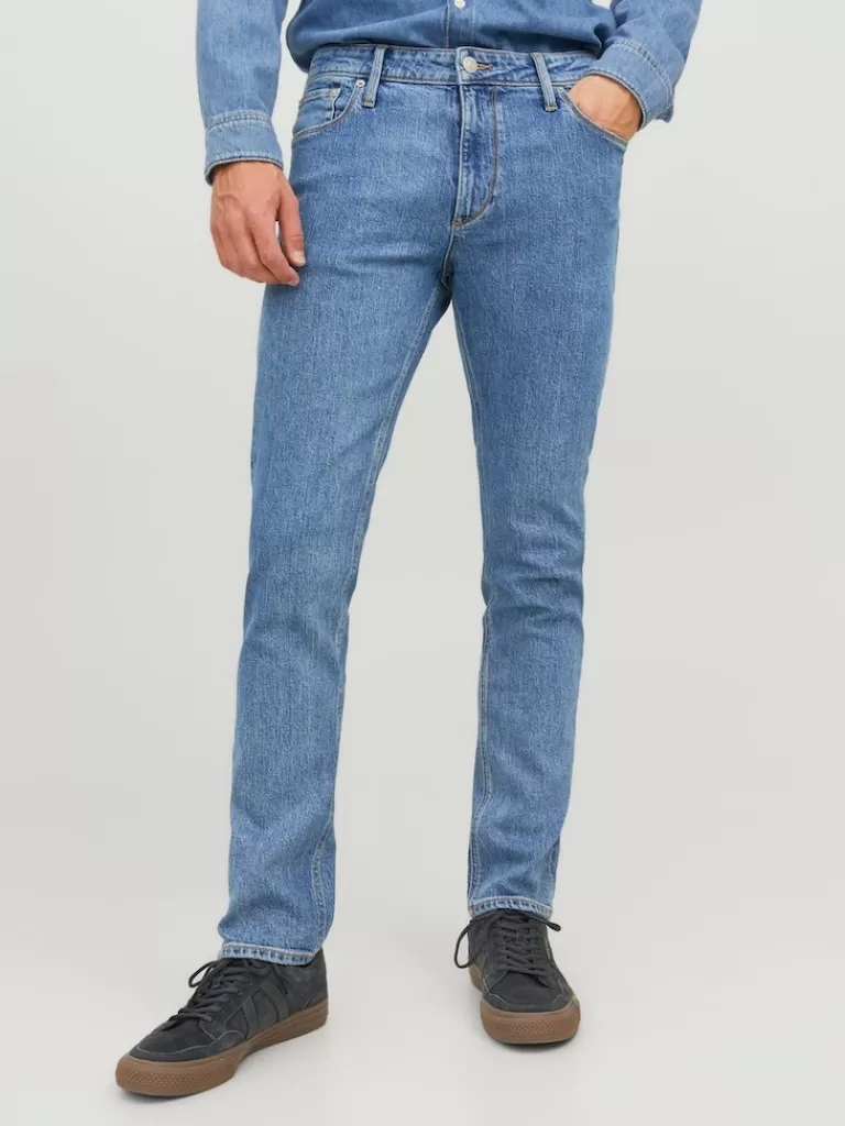 JACK&JONES CLARK 395 REGULAR FIT JEANS Blue Denim-Men Clark - Regular Fit | Jeans