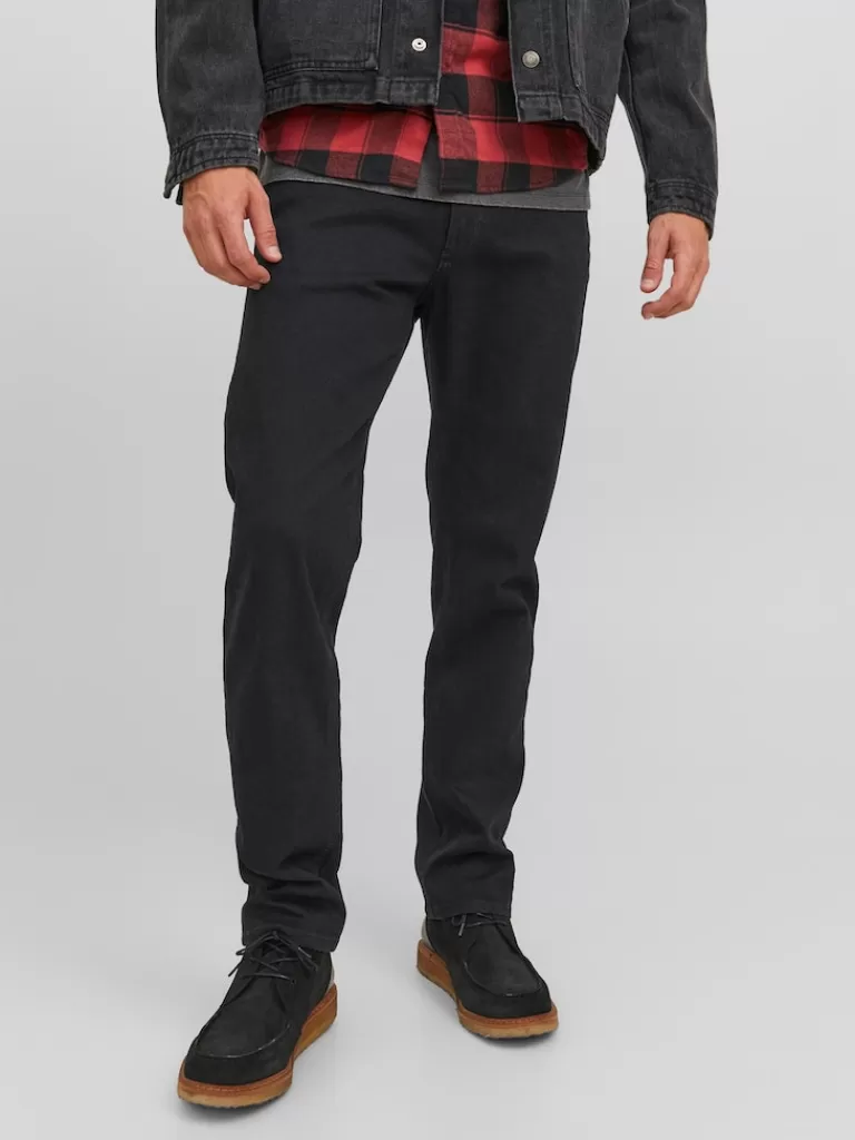 JACK&JONES CLARK 598 REGULAR FIT JEANS Black Denim-Men Clark - Regular Fit | Jeans