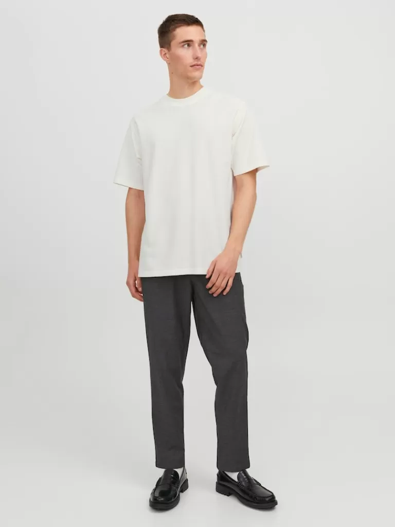 JACK&JONES DAMIEN LOOSE FIT T-SHIRT Tofu-Men T-shirts