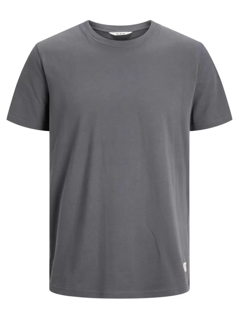 JACK&JONES DAN RDD T-SHIRT Asphalt-Men T-shirts