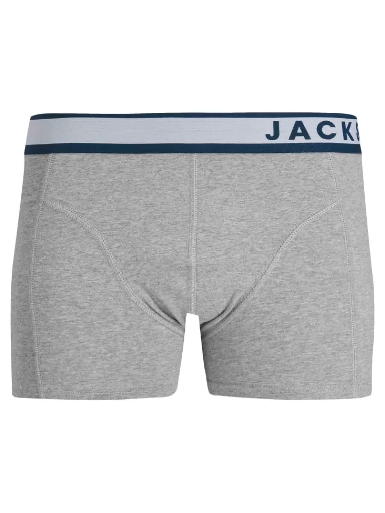 JACK&JONES DENVER BOXER Light Grey Melange-Men Boxers | Boxers &Socks