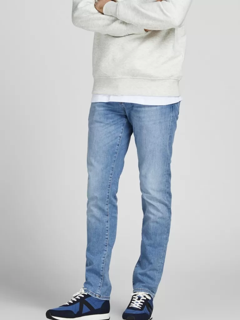 JACK&JONES FINAL SALE - CLARK 715 REGULAR FIT JEANS Blue Denim-Men Clark - Regular Fit | Jeans