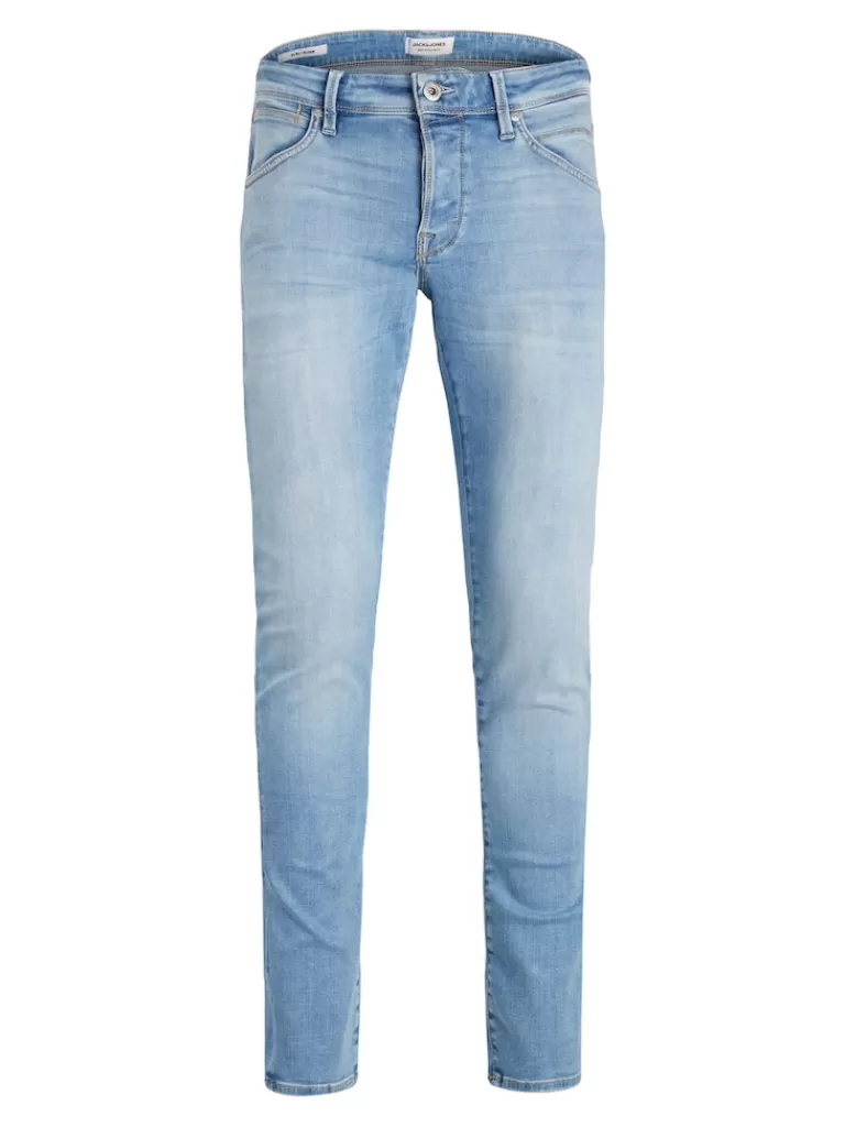 JACK&JONES FINAL SALE - GLENN 555 SLIM FIT JEANS Blue Denim-Men Glenn - Slim Fit | Jeans