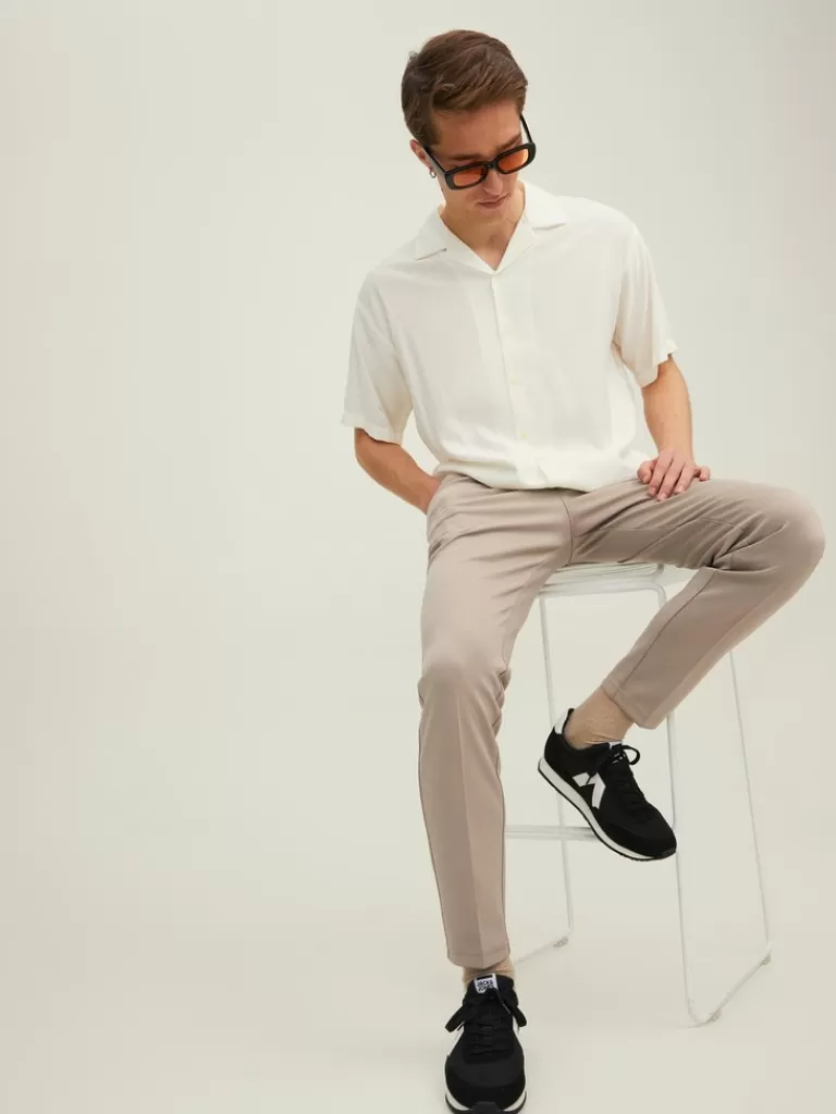 JACK&JONES FINAL SALE - MARCO PHIL JERSEY PANTS Beige-Men Pants