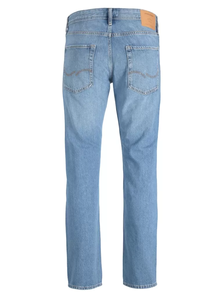 JACK&JONES FINAL SALE - MIKE 083 TAPERED FIT JEANS Blue Denim-Men Fashion Jeans | Jeans