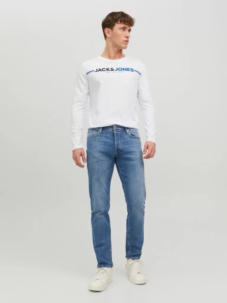 JACK&JONES FINAL SALE - MIKE 511 COMFORT FIT JEANS Blue Denim-Men Mike - Tapered Fit | Jeans