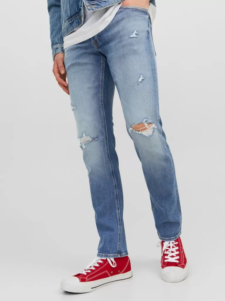 JACK&JONES GLENN 619 SLIM FIT JEANS Blue Denim-Men Glenn - Slim Fit | Jeans