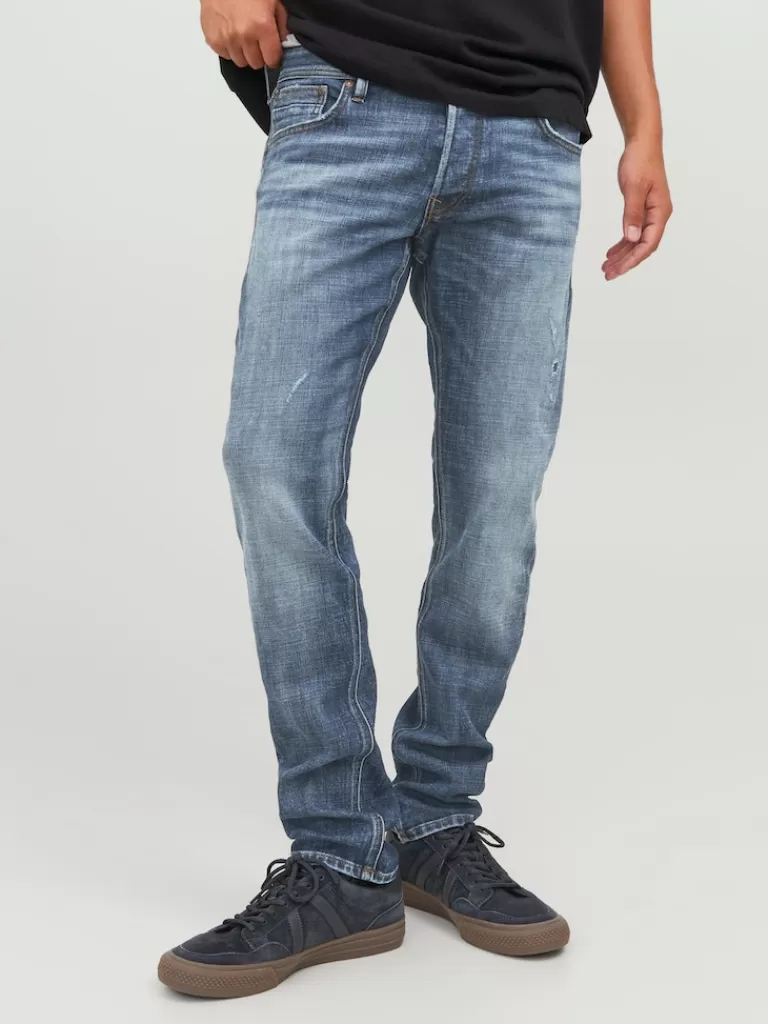 JACK&JONES GLENN 771 SLIM FIT JEANS Blue Denim-Men Glenn - Slim Fit | Jeans