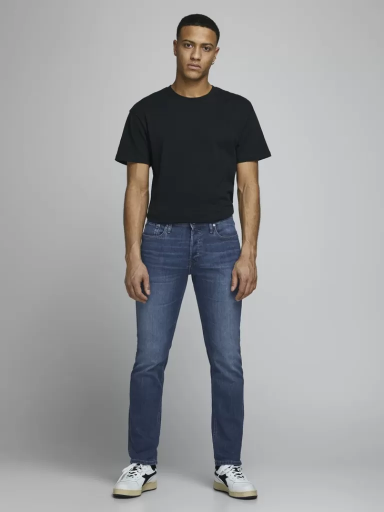 JACK&JONES GLENN 814 SLIM FIT JEANS Blue Denim-Men Glenn - Slim Fit | Jeans