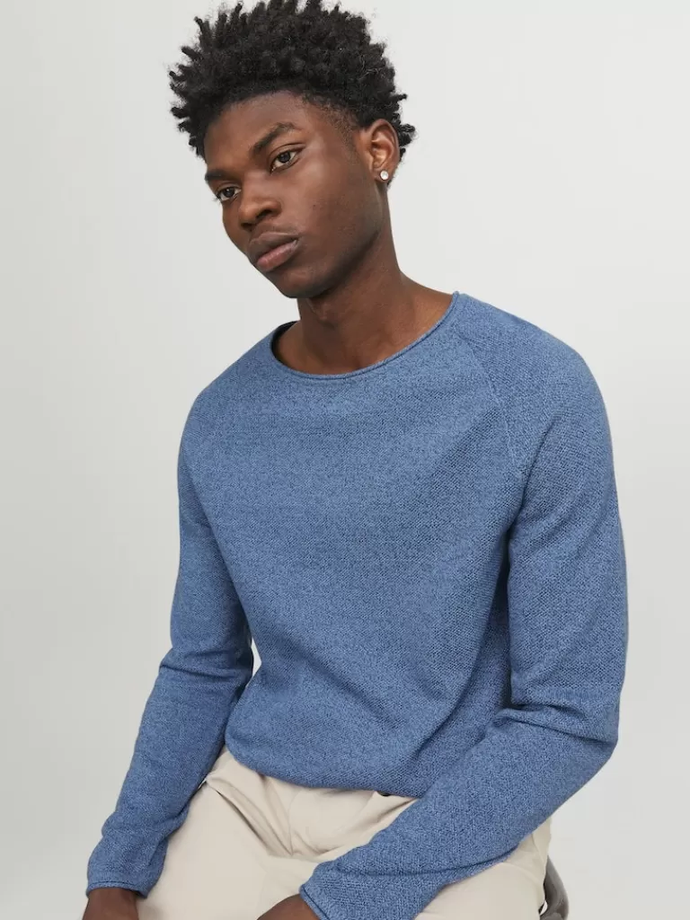 JACK&JONES HILL SWEATER Pacific Coast-Men Sweaters &Cardigans