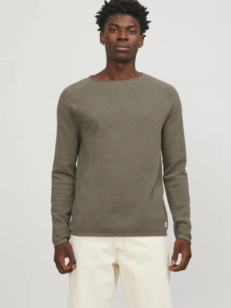 JACK&JONES HILL SWEATER Bungee Cord-Men Sweaters &Cardigans