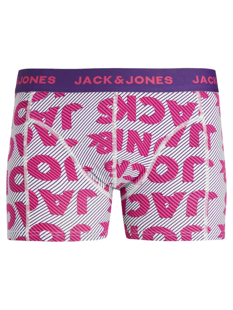 JACK&JONES ILLUSION BOXER Pink Yarrow-Men Boxers | Boxers &Socks