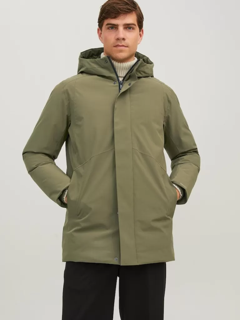 JACK&JONES KEEN HOODED PARKA Grape Leaf-Men Coats | Parka | Warm | Outerwear | Jackets &Coats