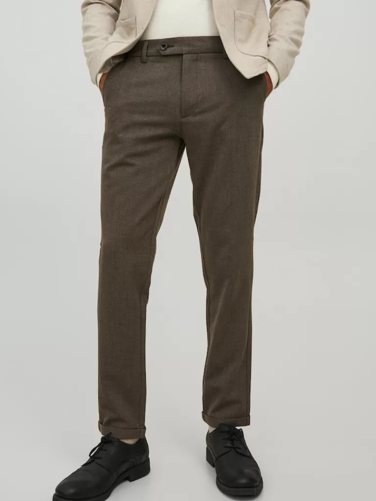 JACK&JONES MARCO CONNOR CHINO PANTS Brown Stone-Men Pants