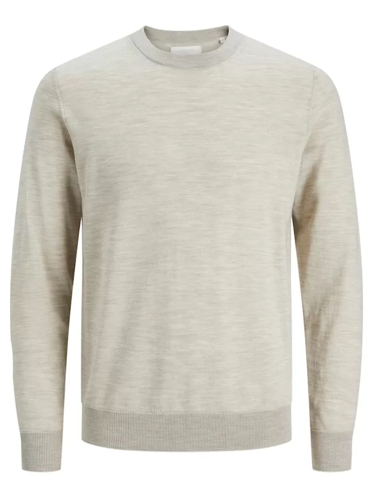 JACK&JONES MARK MERINO WOOL SWEATER Pure Cashmere-Men Sweaters &Cardigans