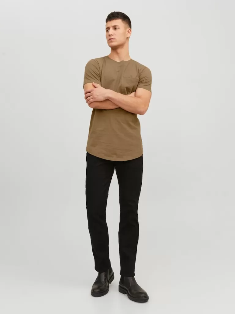 JACK&JONES NOA POCKET T-SHIRT Otter-Men T-shirts