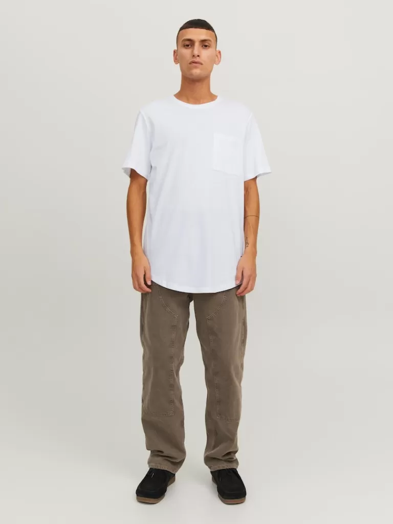 JACK&JONES NOA POCKET T-SHIRT White-Men T-shirts