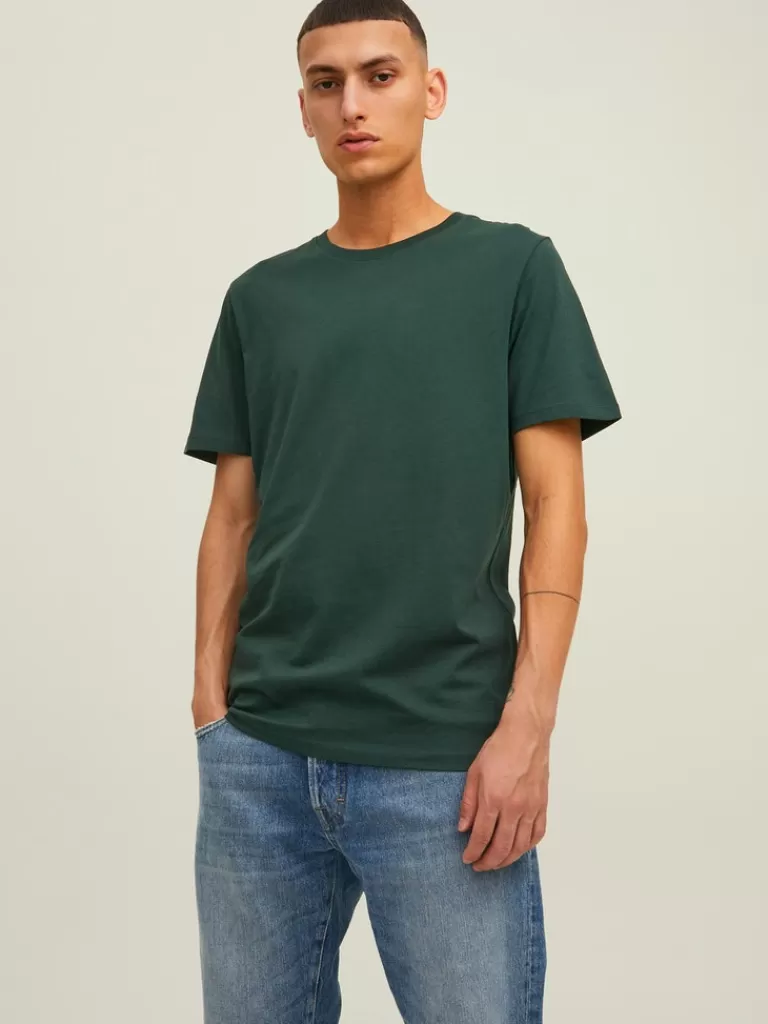 JACK&JONES ORGANIC BASIC T-SHIRT Pine Grove-Men T-shirts