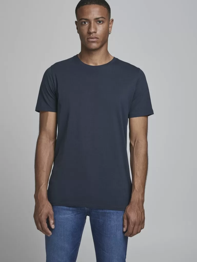 JACK&JONES ORGANIC BASIC T-SHIRT Navy Blazer-Men T-shirts