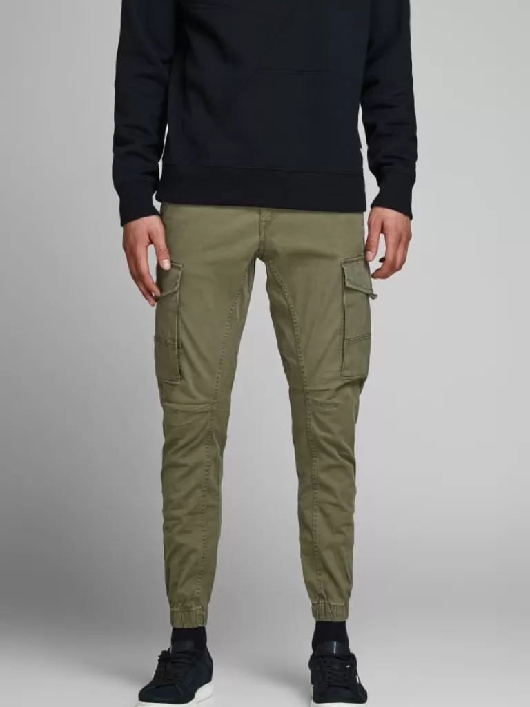 JACK&JONES PAUL FLAKE CARGO PANTS Olive Night-Men Pants