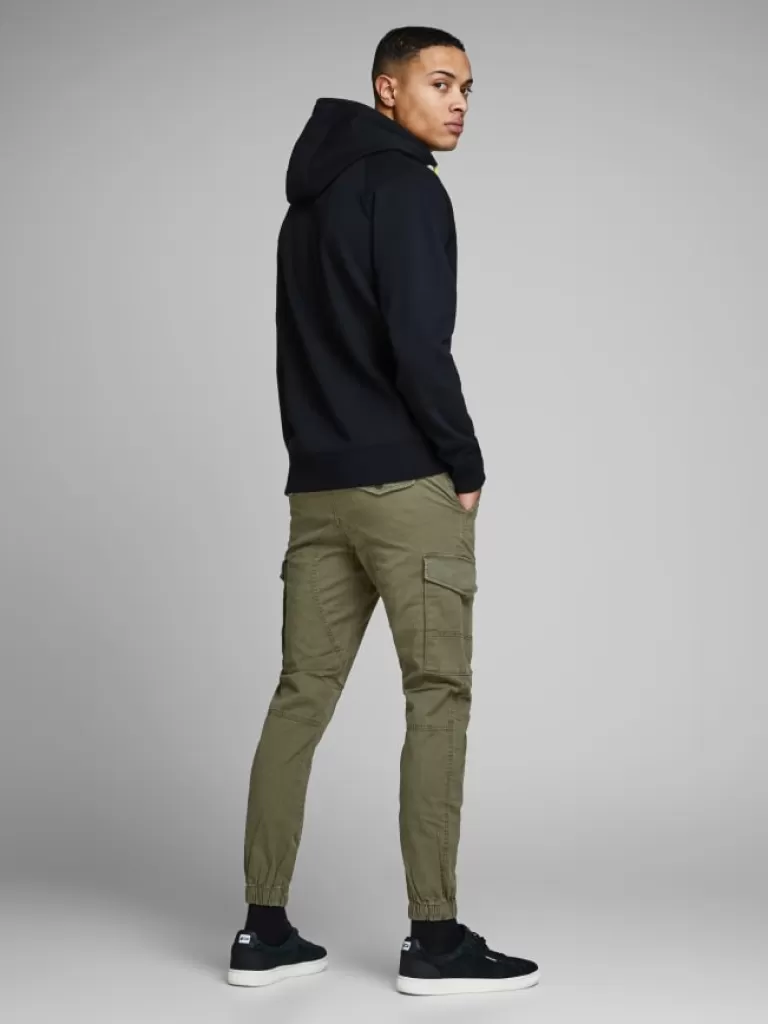 JACK&JONES PAUL FLAKE CARGO PANTS Olive Night-Men Pants