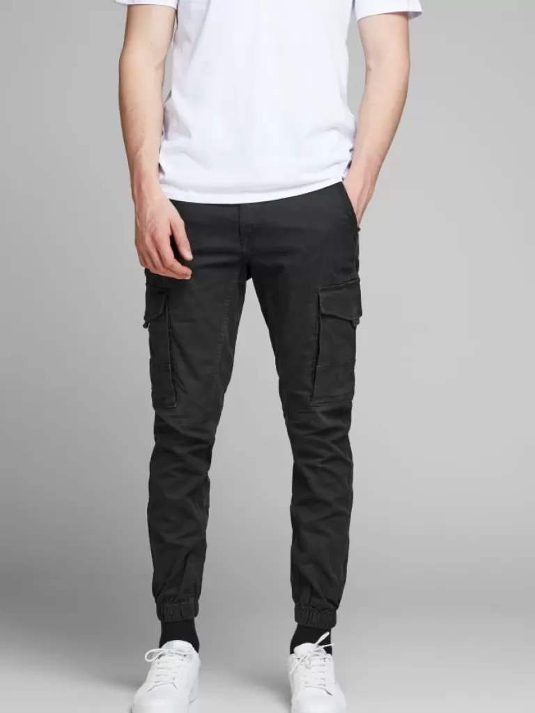 JACK&JONES PAUL FLAKE CARGO PANTS Black-Men Pants