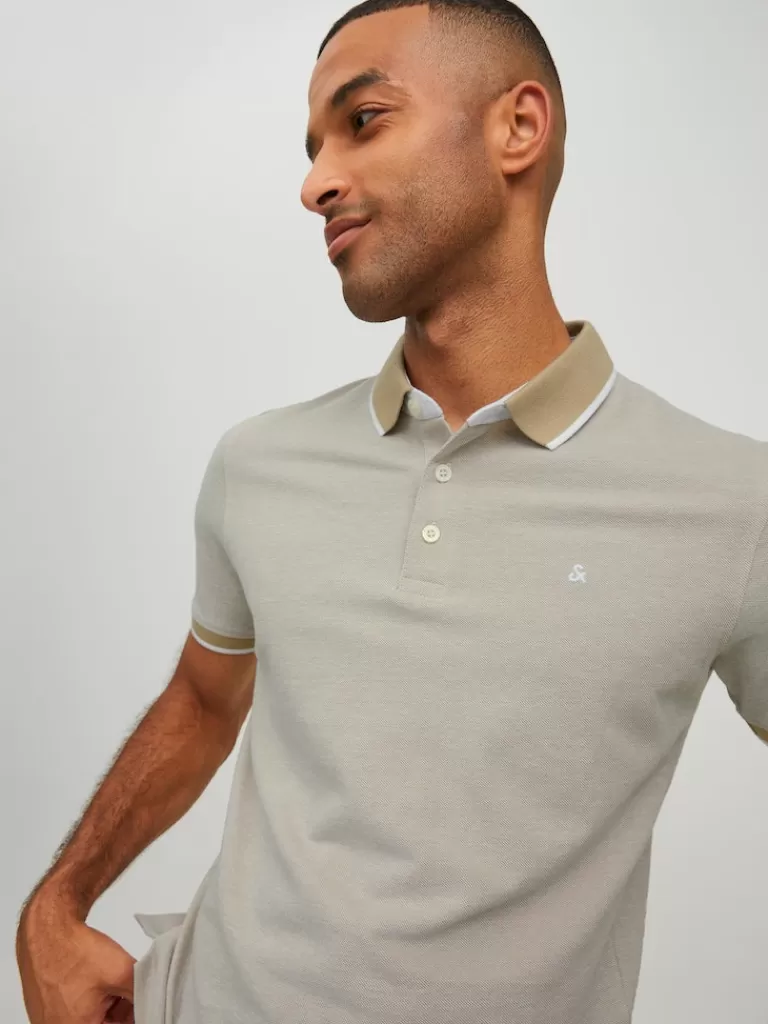 JACK&JONES PAULOS POLO Crockery-Men Polos | T-shirts