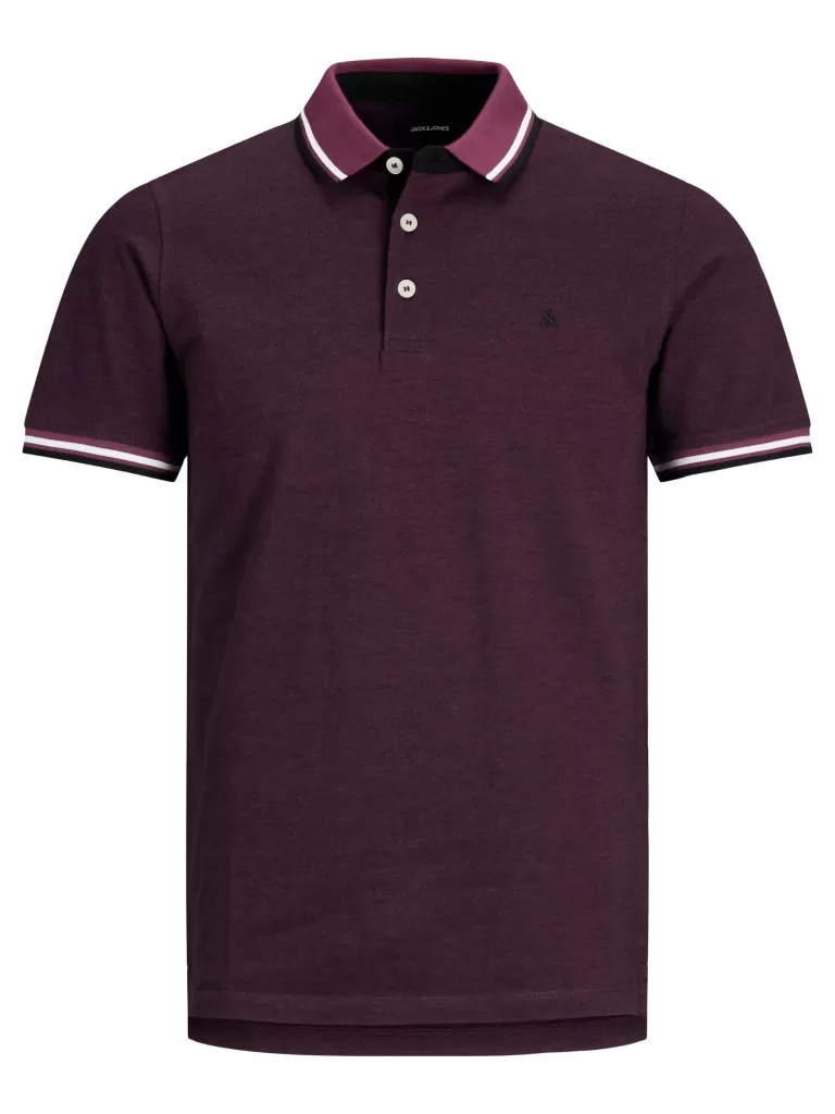 JACK&JONES PAULOS POLO Port Royale-Men Polos | T-shirts