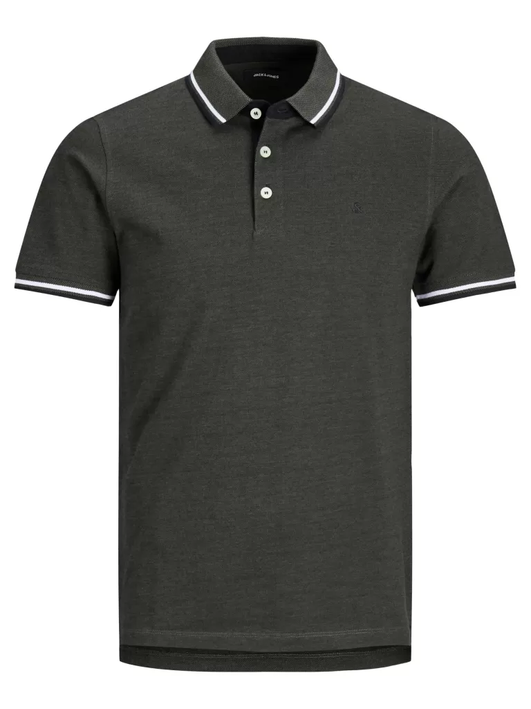 JACK&JONES PAULOS POLO Forest Night-Men Polos | T-shirts