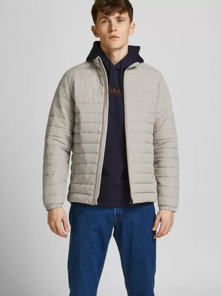 JACK&JONES RECYCLE PUFFER JACKET Crockery-Men Jackets | Puffer Jackets | Warm | Outerwear | Jackets &Coats