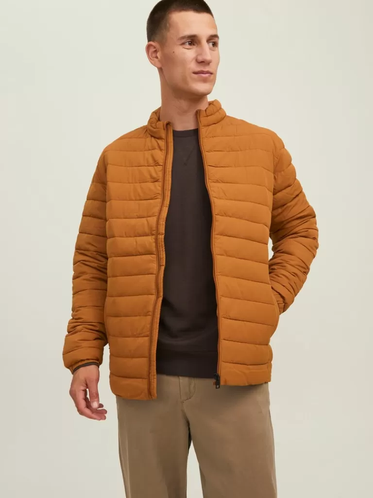 JACK&JONES RECYCLE PUFFER JACKET Rubber-Men Jackets | Puffer Jackets | Warm | Outerwear | Jackets &Coats