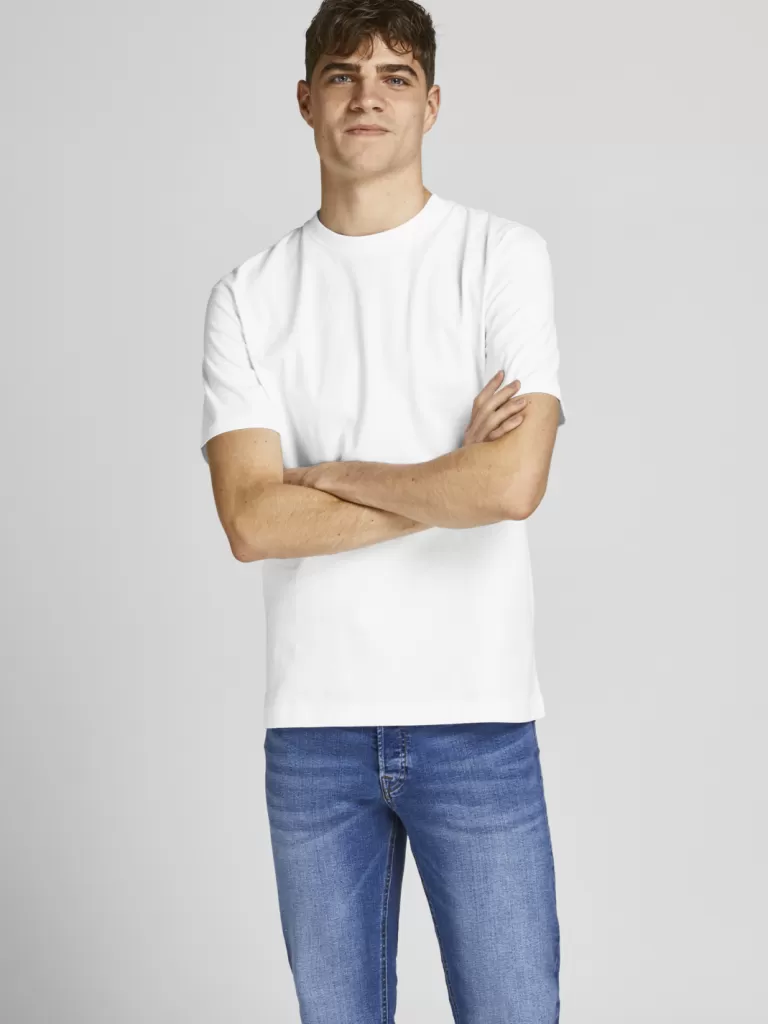 JACK&JONES RELAXED T-SHIRT White-Men T-shirts